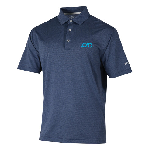  Columbia Navy Sand Tee Polo - Primary Mark