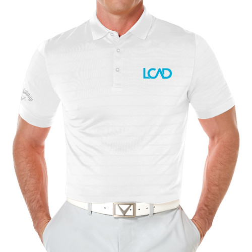  Callaway Opti Vent White Polo - Primary Mark