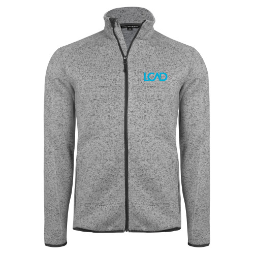  Grey Heather Sweater Fleece Jacket - Primary Mark