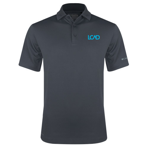  Columbia Charcoal Omni Wick Drive Polo - Primary Mark