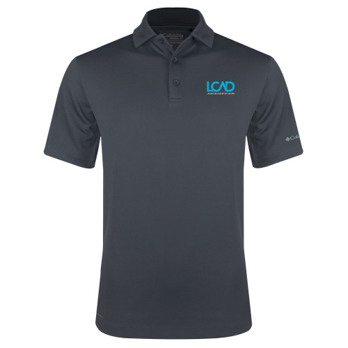  Columbia Charcoal Omni Wick Drive Polo - Full Mark