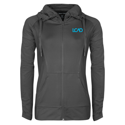 Main Image for  Womens Charcoal Sport Wick Stretch Full Zip Jacket