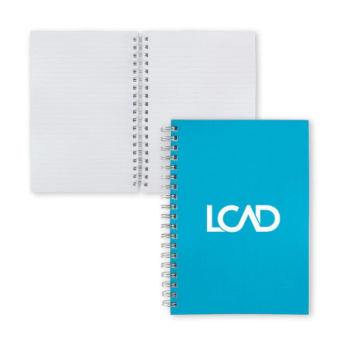  Clear 7 x 10 Spiral Journal Notebook - Primary Mark