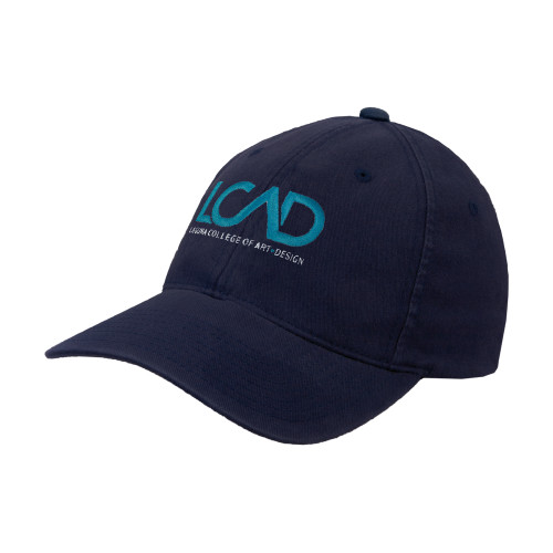  Navy Flexfit Structured Low Profile Hat - Full Mark
