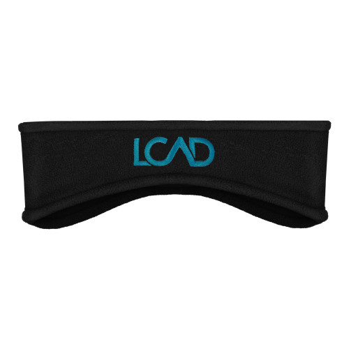  Black Stretch Fleece Headband - Primary Mark