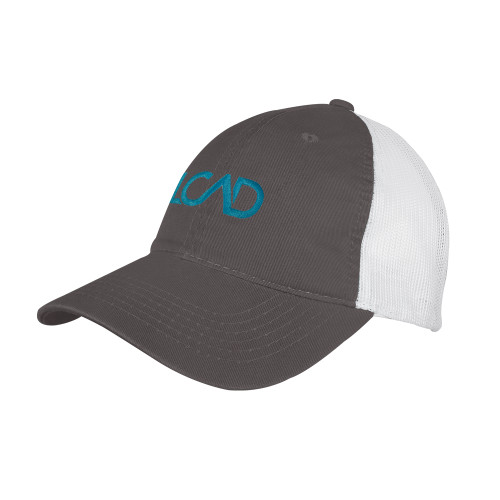 Main Image for  Charcoal/White Mesh Back Unstructured Low Profile Hat