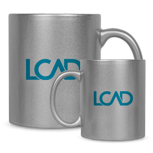  Full Color Silver Metallic Mug 11oz - Primary Mark