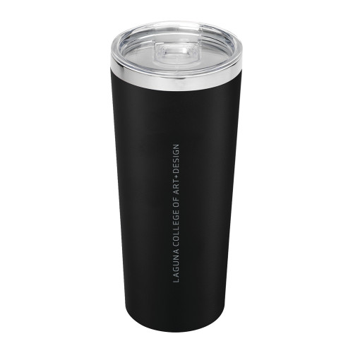  Thor Vacuum Insulated Black Tumbler 22oz - Centered Lock Up Engraved
