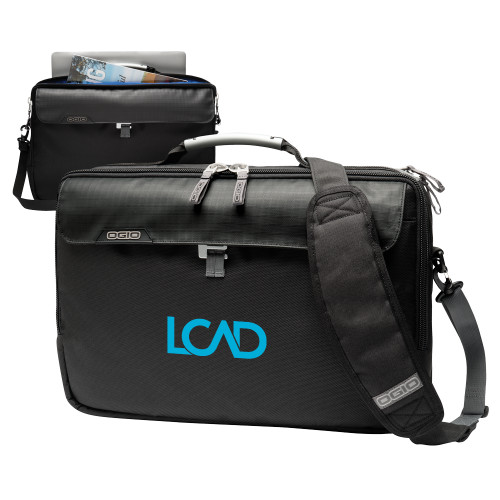  OGIO Black Pursuit Messenger Bag - Primary Mark