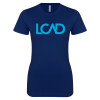 Thumbnail image for  Next Level Womens Navy Boyfriend Tee