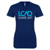Thumbnail image for  Next Level Womens Navy Boyfriend Tee