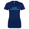 Thumbnail image for  Next Level Womens Navy Boyfriend Tee
