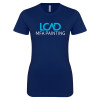 Thumbnail image for  Next Level Womens Navy Boyfriend Tee