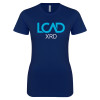 Thumbnail image for  Next Level Womens Navy Boyfriend Tee