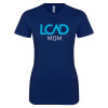 Thumbnail image for  Next Level Womens Navy Boyfriend Tee