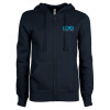 Thumbnail image for  ENZA Womens Navy Fleece Full Zip Hoodie
