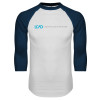 Thumbnail image for  White/Navy Raglan Baseball T Shirt