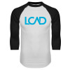 Thumbnail image for  White/Black Raglan Baseball T Shirt