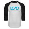 Thumbnail image for  White/Black Raglan Baseball T Shirt