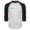 Thumbnail image for  White/Black Raglan Baseball T Shirt