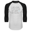 Thumbnail image for  White/Black Raglan Baseball T Shirt