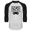 Thumbnail image for  White/Black Raglan Baseball T Shirt