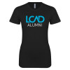 Thumbnail image for  Next Level Womens Black Boyfriend Tee