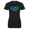 Thumbnail image for  Next Level Womens Black Boyfriend Tee