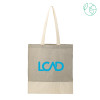 Thumbnail image for  Split Recycled Grey Cotton Twill Convention Tote