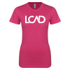 Thumbnail image for  Next Level Womens Fuchsia Boyfriend Tee