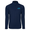 Thumbnail image for  Sport Tek Navy Sport Wick Stretch 1/2 Zip Pullover