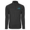 Thumbnail image for  Sport Tek Charcoal Sport Wick Stretch 1/2 Zip Pullover