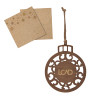 Thumbnail image for  Wood Holiday Ball Ornament