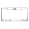 Thumbnail image for  Dad Metal License Plate Frame in Chrome