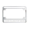 Thumbnail image for  Metal Motorcycle License Plate Frame in Chrome
