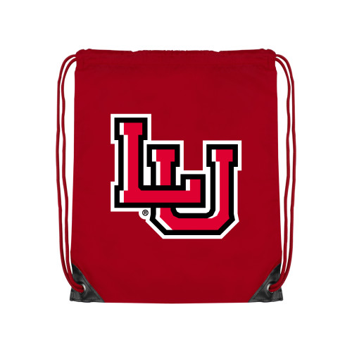 Lamar Red Drawstring Backpack