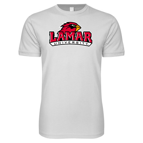 Lamar Next Level White SoftStyle T Shi