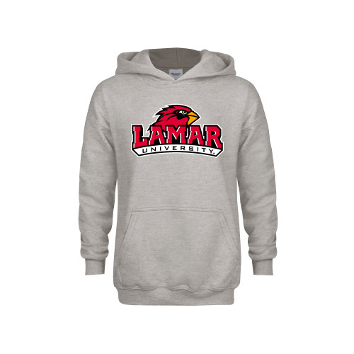 Women's Red Lamar Cardinals Football Pullover Hoodie