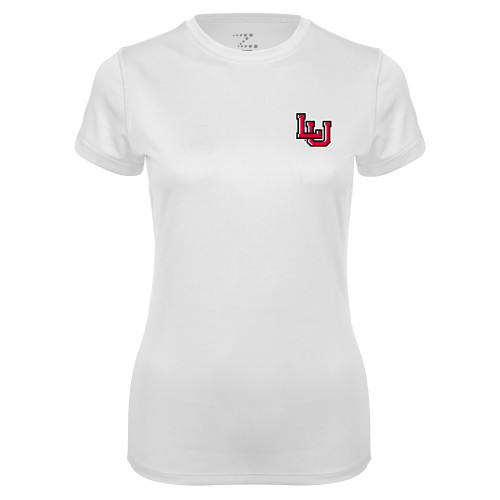 Lamar Womens White Performance T