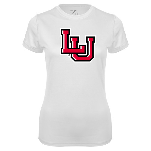 Lamar Womens White Performance T