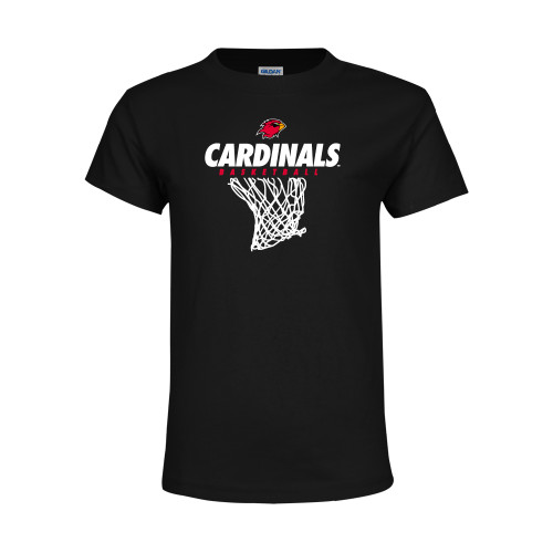  Youth Black T Shirt - Basketball Net Design
