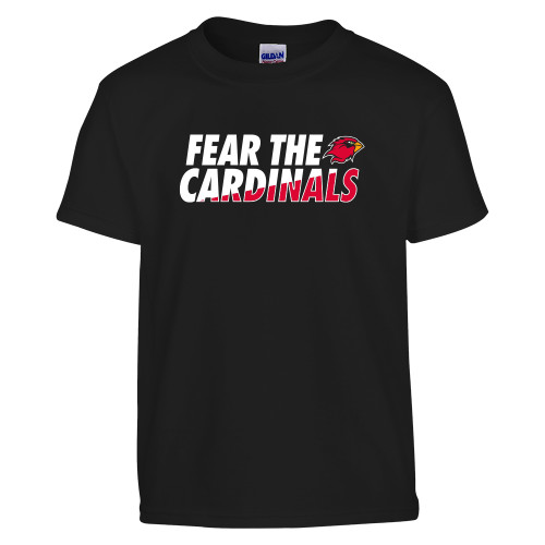  Youth Black T Shirt - Fear The Cardinals