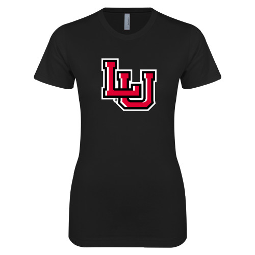 Lamar Next Level Womens Black Boyfriend T