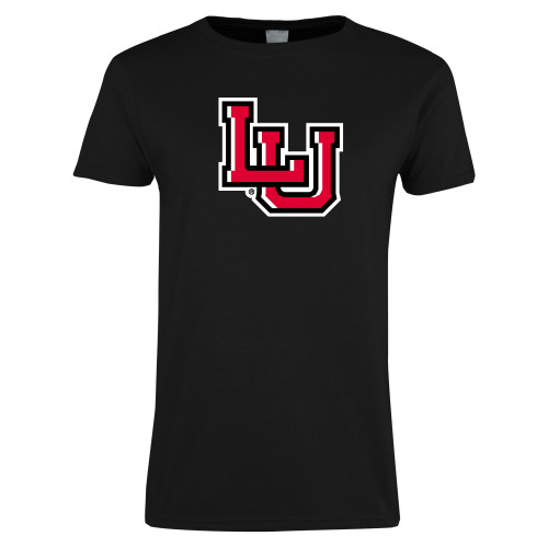 Lamar Womens Black Short Sleeve T