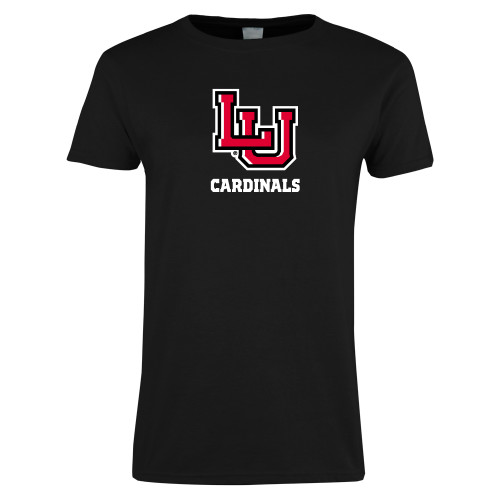 Lamar Womens Black Short Sleeve T