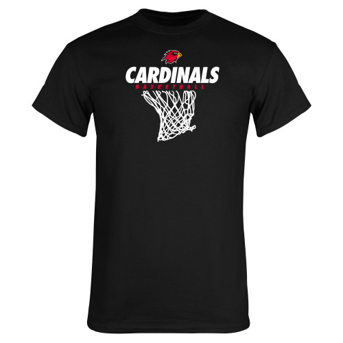  Black T Shirt - Basketball Net Design