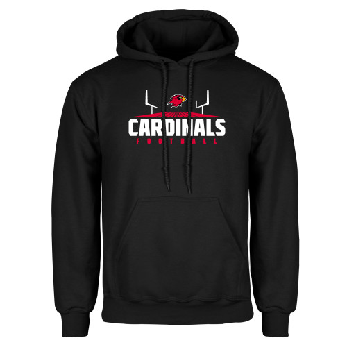  Black Fleece Hoodie - Football Goal Design