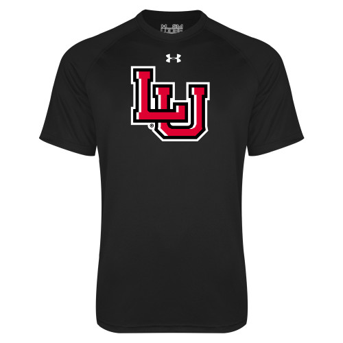  Under Armour Black Tech Tee - Interlocking LU