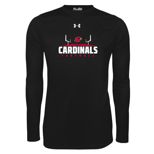  Under Armour Black Long Sleeve Tech Tee - Football Goal Design