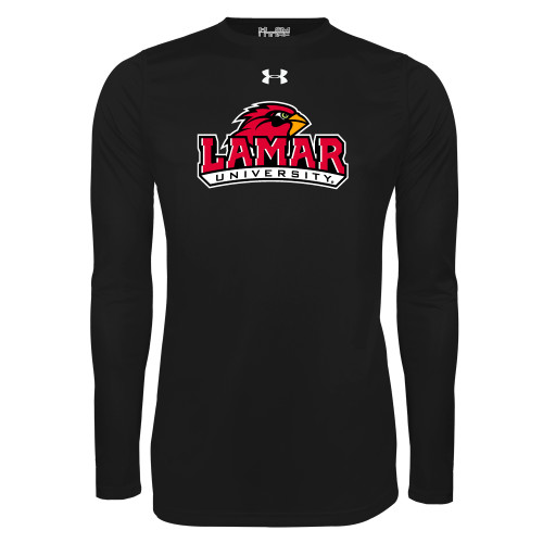  Under Armour Black Long Sleeve Tech Tee - Primary Mark